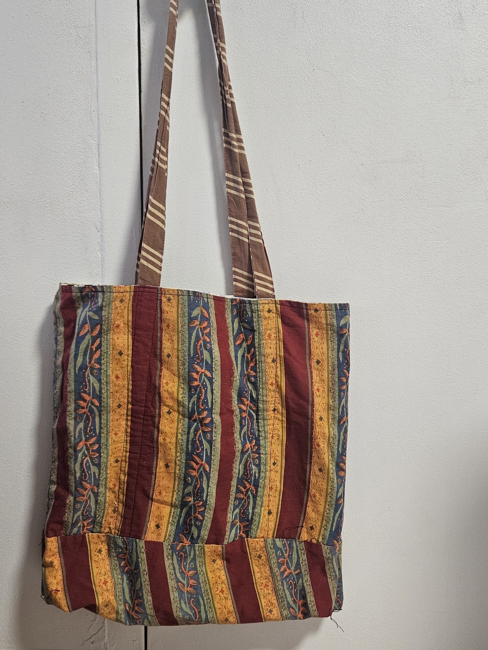 Boho Patchwork Cotton Multicolor Women’s Tote Bag